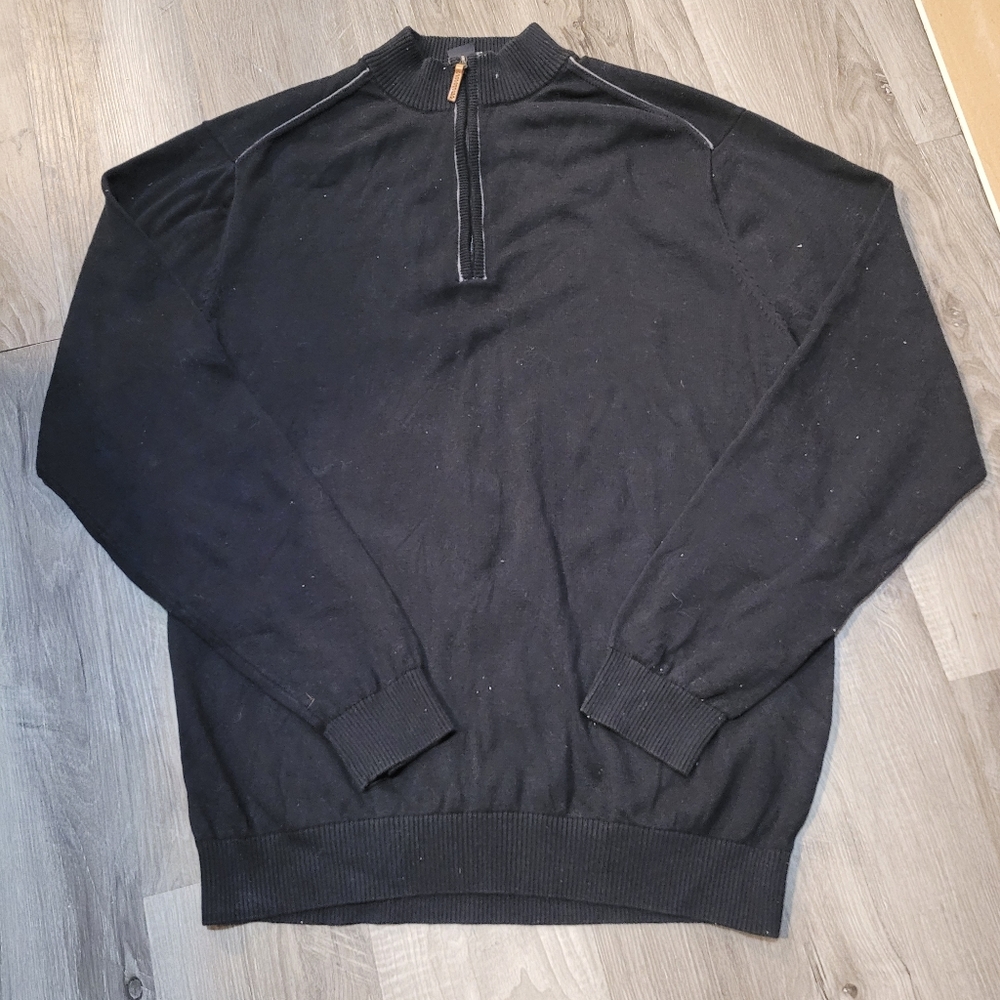 Devon & Jones Zip up Mock neck sweated